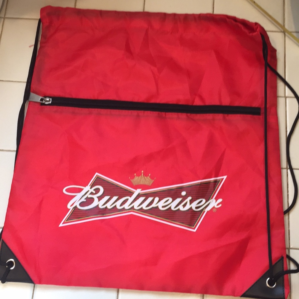 Budweiser backpack or dust bag